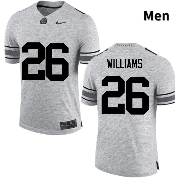 Ohio State Buckeyes Antonio Williams Men's #26 Gray Game Stitched College Football Jersey